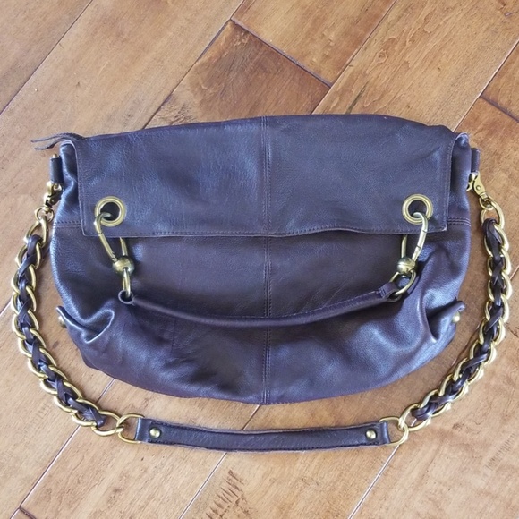 Abro Vintage Genuine Leather Brown Shoulder Bag - Picture 2 of 7